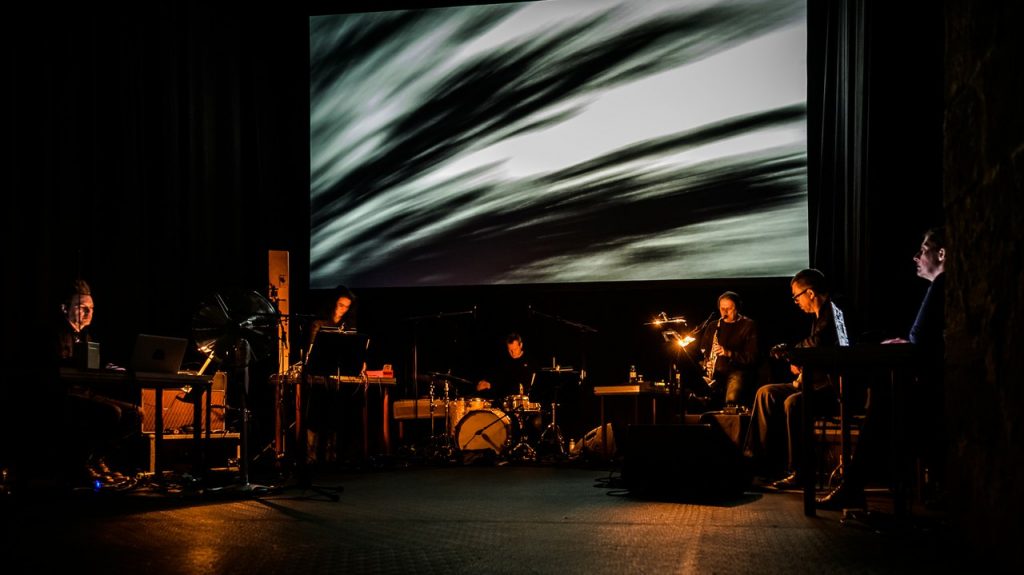 black seas ensemble performs at imago dei festival in krems, audiovisual research into auditory hallucinations, michaela grill