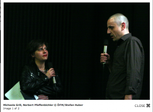 norbert pfaffenbichler and michaela grill at filmmuseum vienna